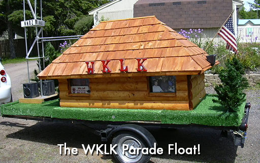 WKLK Parade Float